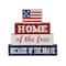 Glitzhome® 8.5" Wooden Patriotic Sign Table Décor